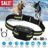 Dog Bark Collar Rechargeable Waterproof Beep Vibration Static Stimulation Bark Stopper Automatic Identification Collar with 6 Intensity Dual Modes