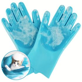 Dog Rubbing Bath Supplies Pet Dog Bath Gloves