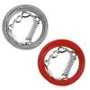 49.2FT Dog Tie Out Cable Long Dog Leash Chew Proof Lead Dog Chain with Durable Spring 360° Rotatable Clips PVC Case for Outside Yard Caming